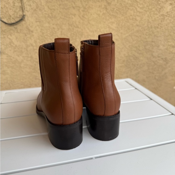 Cole Haan Brown Leather Ankle Boots size 7B - Picture 5 of 15